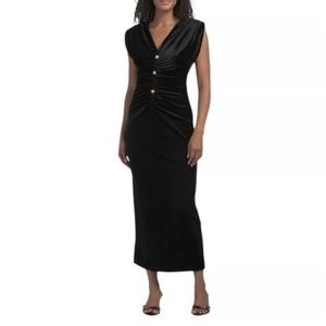 Elegant Black Sleeveless Dress